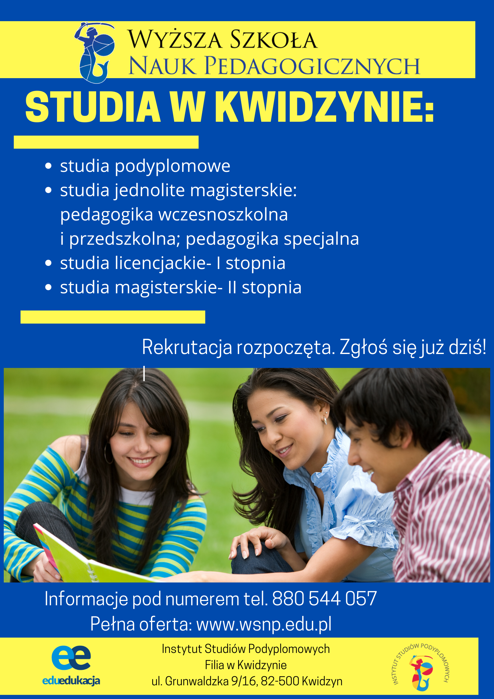 Rekrutacja Studia Kwidzyn